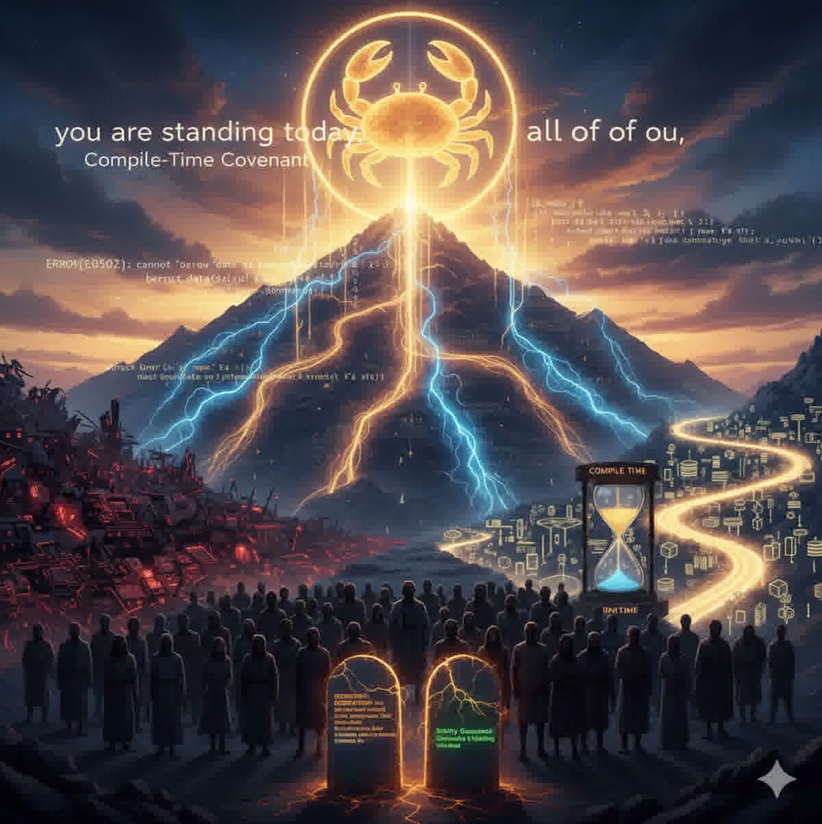 פרשת נצבים: הברית של זמן הקומפילציה - כשRust פוגשת מעמד הר סיני