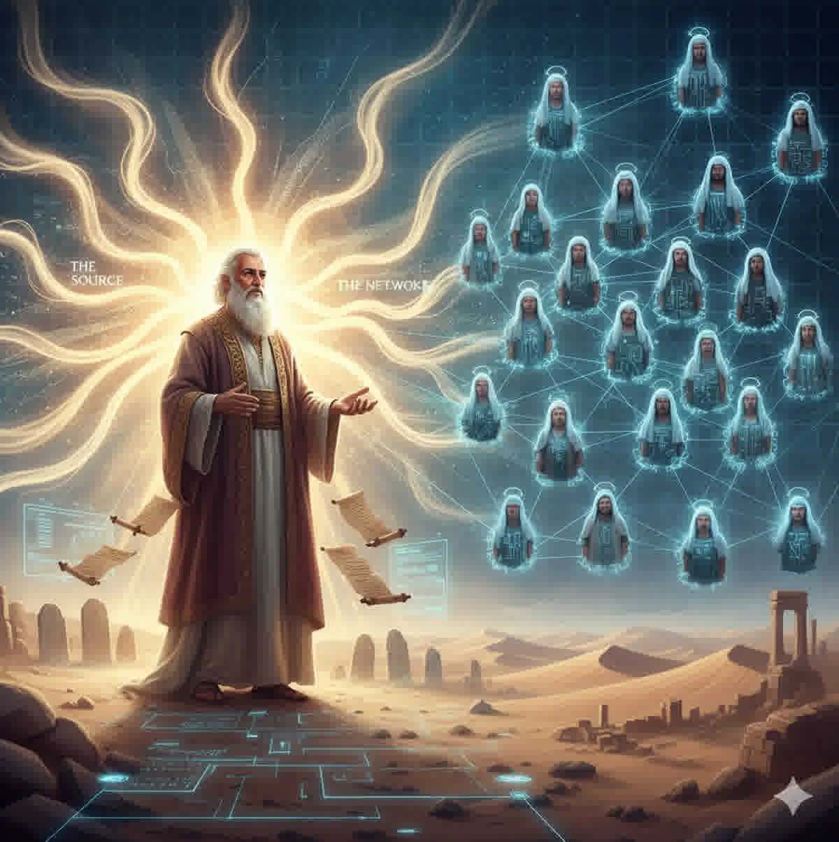 פרשת וילך: כשמשה רבינו המציא Distributed Knowledge Networks - מ-Bus Factor 1 למערכת הידע החזקה ביותר בהיסטוריה